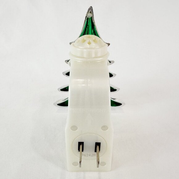 BATH & BODY WORKS Winter Silver Green TREE Nightlight WALLFLOWER PLUGIN RARE - Picture 3 of 5